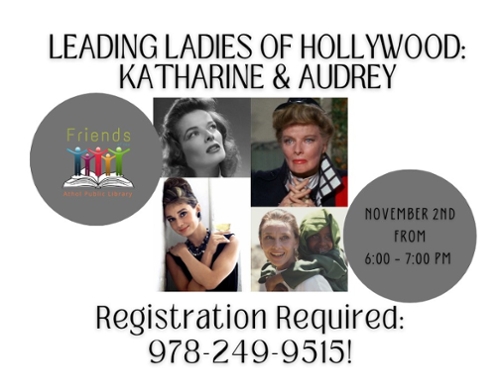 Images of Katharine & Audrey Hepburn.