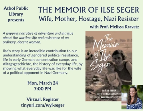 The book cover and photo of the author.