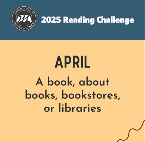 Mass Center for the Book Logo to accompany April's theme.