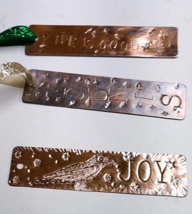 Metal Bookmark examples.