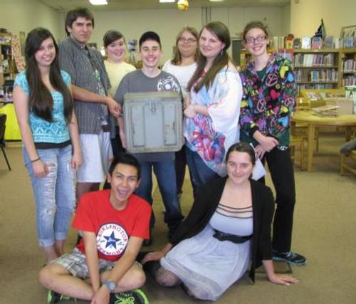 ATAC, the teen advisory group at the library plan to place a time capsule in the newly renovated library.
