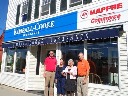 Kimball-Cooke Insurance & their partner company MAPFRE/ Commerce Insurance donate $5,000 to the APL naming opportunity.