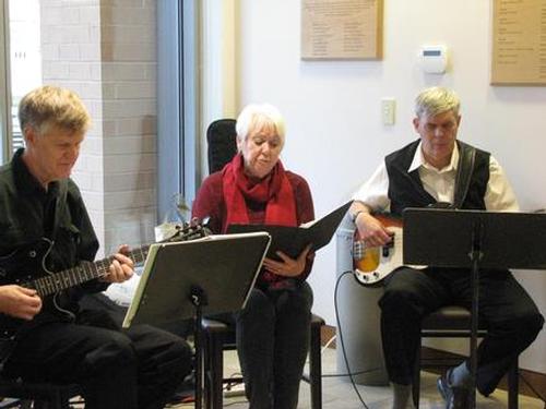 Live music at the Annual Holiday Open House December 23, 2014.