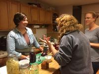 Learning to make fermented foods with Cristina Garcia, October 2016.