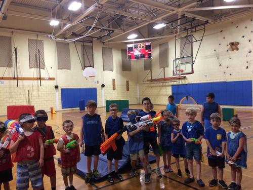 Intergalactic Nerf Battle at the YMCA.