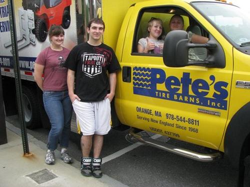 Pete’s Tire Barn donated trucks
