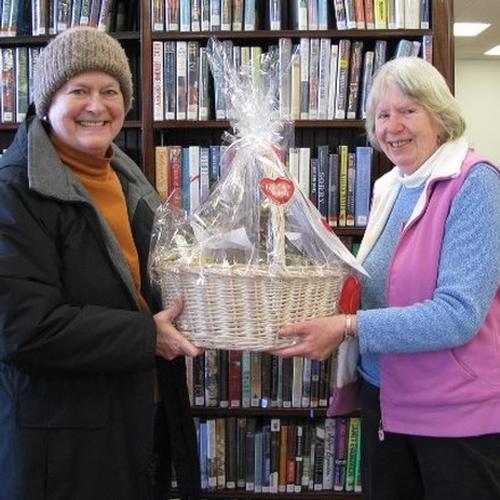 Congratulations to Pam Rand, winner of the Valentine’s Basket raffle! Thank you to everyone who supported the Friends by buying a ticket.