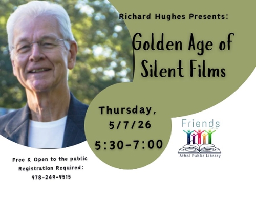 Image of Richard Hughes and the Friends logo.