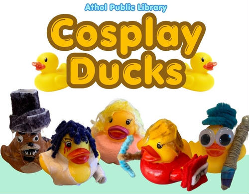 Example of cosplay ducks.